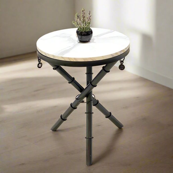 Bamboo Coffee Table-Matte Black — SS gold banquet furniture, Fusion Lahore